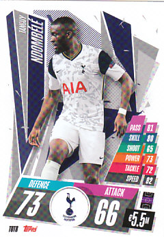 Davinson Sanchez Tottenham Hotspur 2020/21 Topps Match Attax CL #TOT08